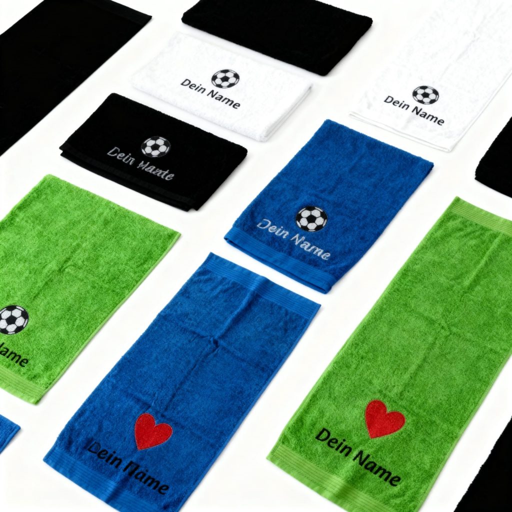 Handtuch (70×140 cm) Personalisiert mit Namen & Motiv sh