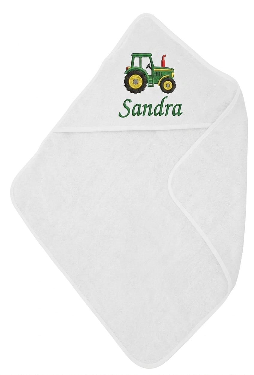 Kapuzentuch 75x75 cm – mit Wunsch-Stickerei(Name & Motiv) – Bild 3
