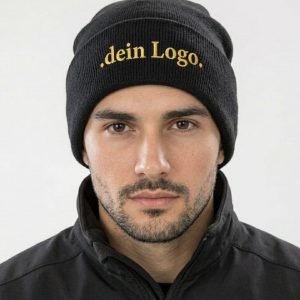 Strickmütze mit Personalisierung (Name oder Logo)