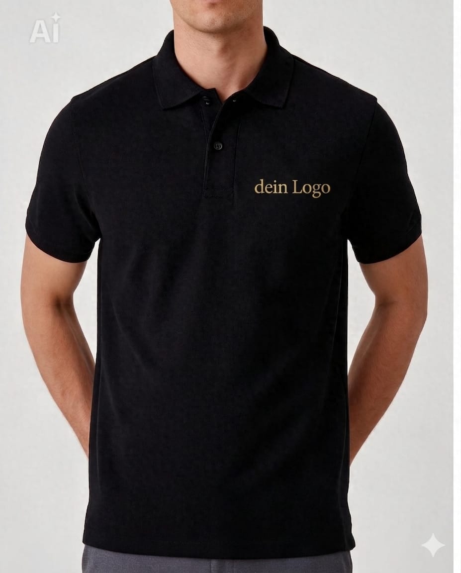 Personalisiertes Polo-Shirt :Professionelle Stickerei nach Wunsch